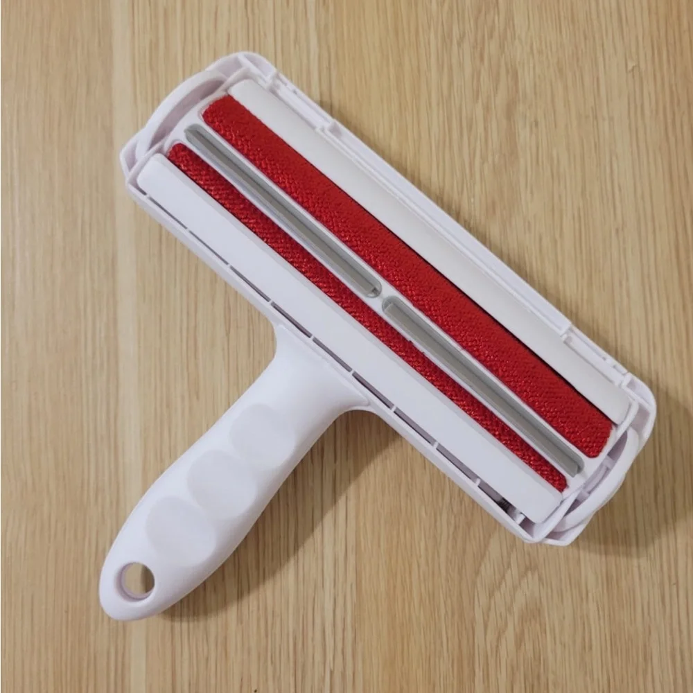 White Pet Hair Remover Roller multi surface